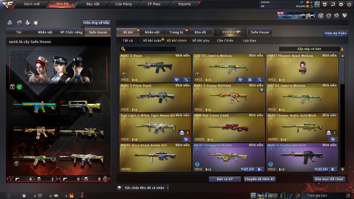 shop acc cf uy tin gia re